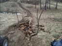 Some bad erosion on the track wouldn t want to dri